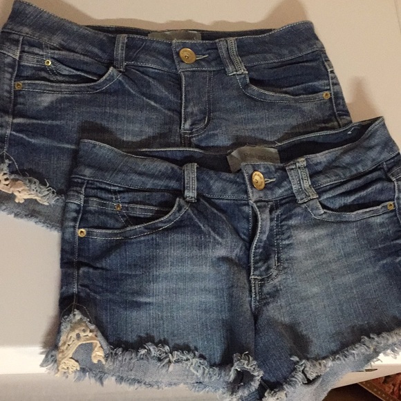 Rewind Pants - •Rewind• BUNDLE 2 Pair Denim Shorts